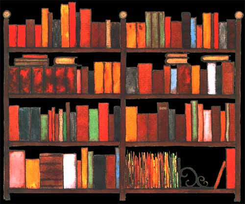 Buchregal (shelf of books)